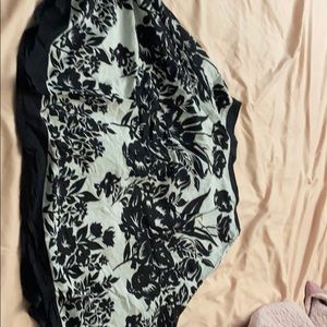 Black and white skirt